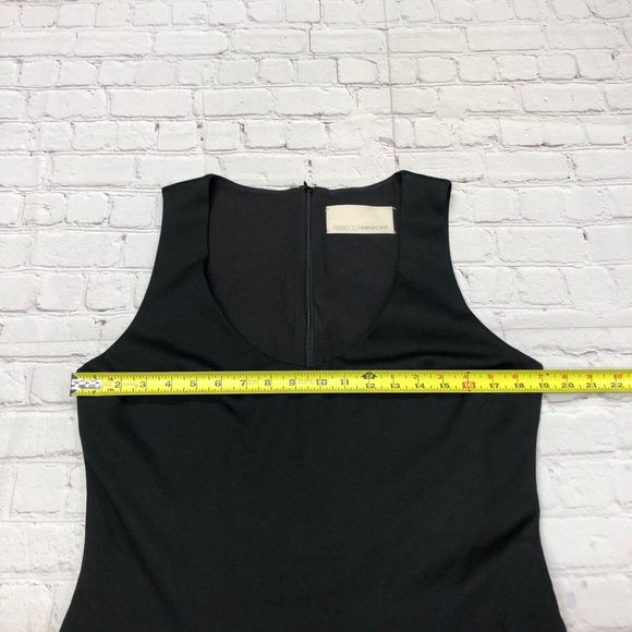 Rebecca Minkoff Women Sleeveless Jumpsuit V-Neck Size Large Black M112 -27 - Picture 3 of 16